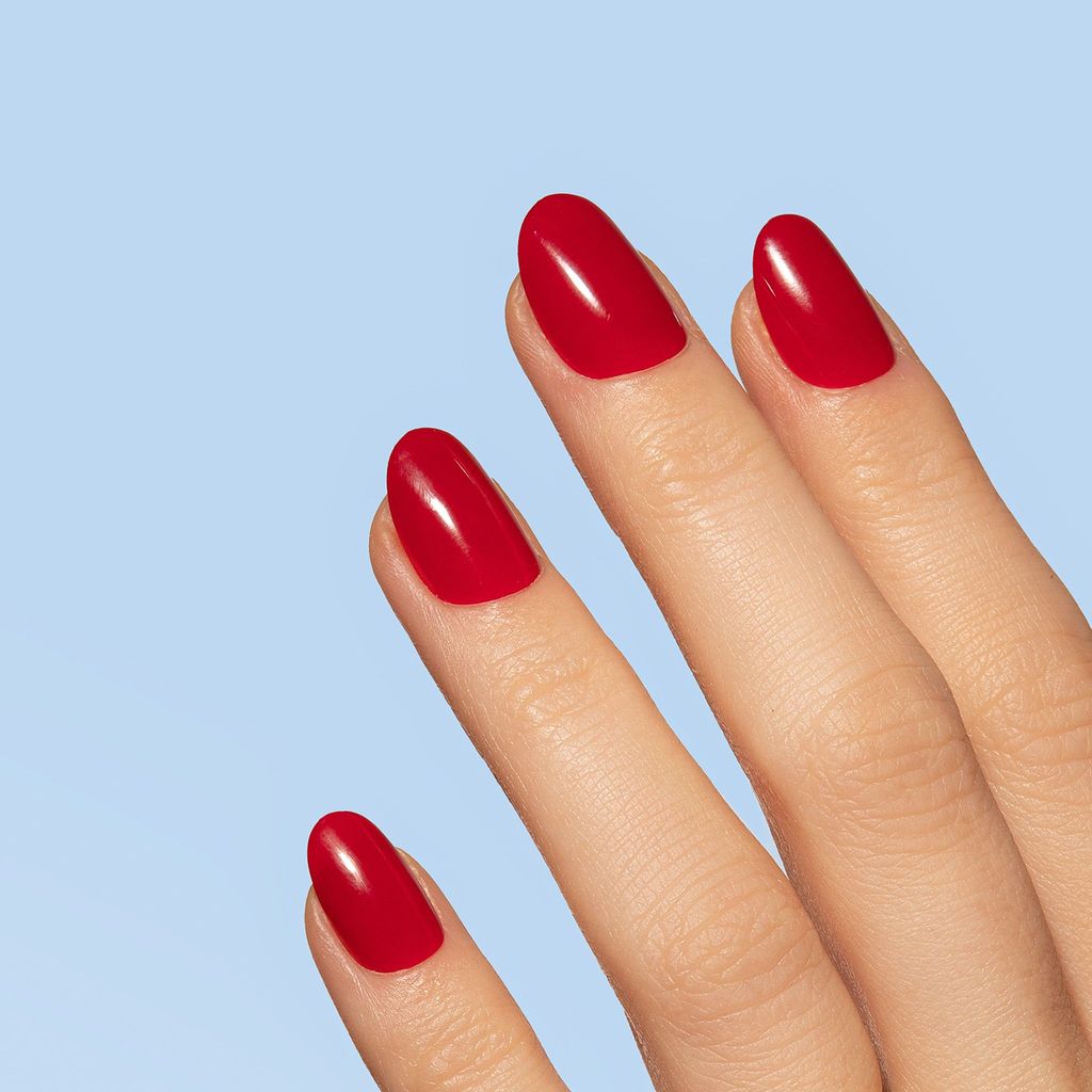classic red nails