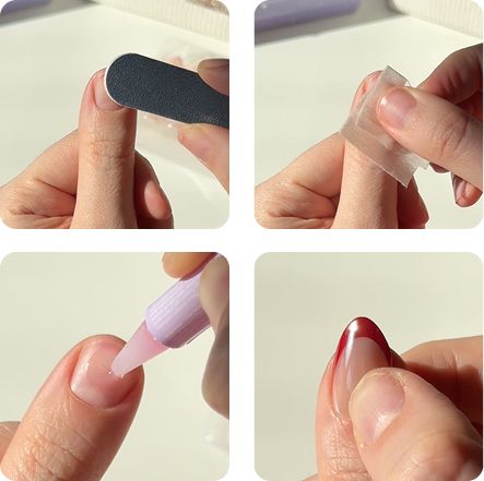 How to apply press-on nails
