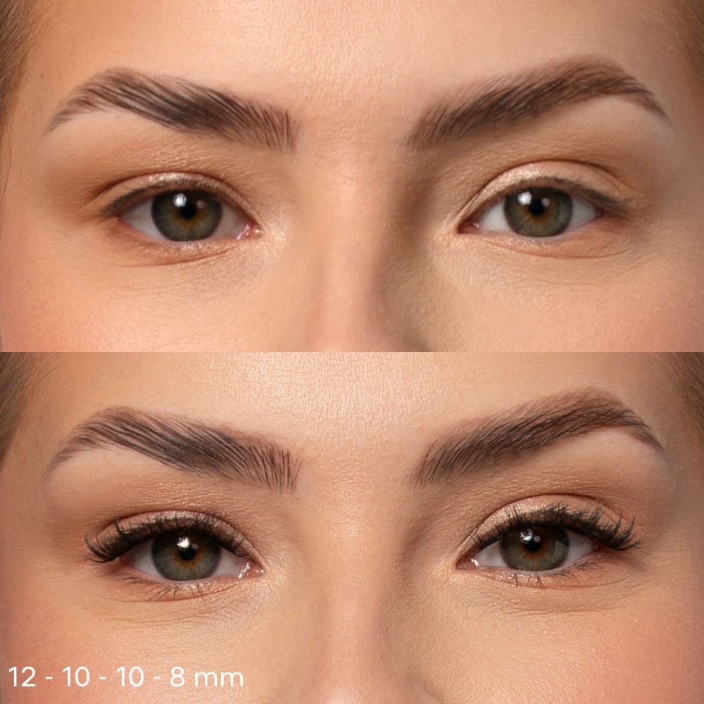 Soft glam before and views before and after