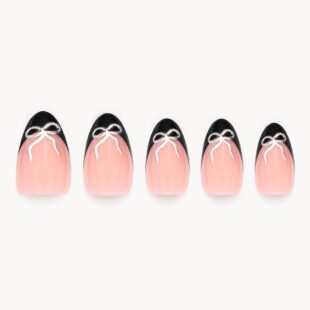nails separately 06.2025 noir bow