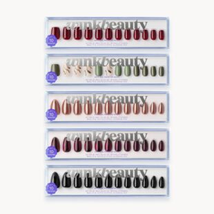 Autumn Date nail set press on