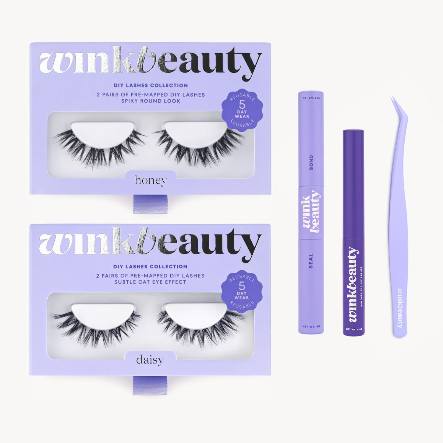 Honey+Daisy eyelashes bonding set